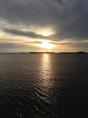 sunset at georgian bay